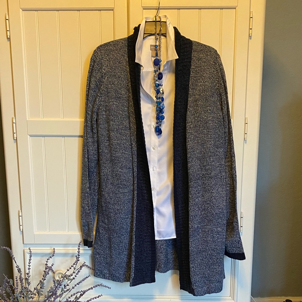 Karen Scott Long Cardigan